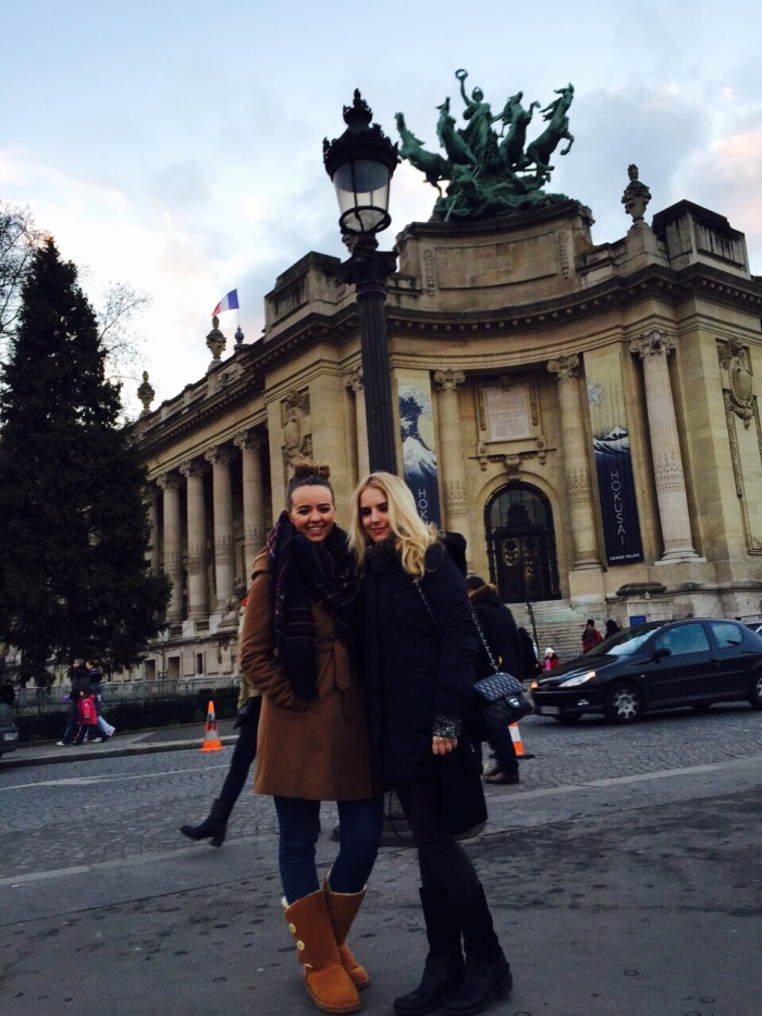 outside the Grand Palais